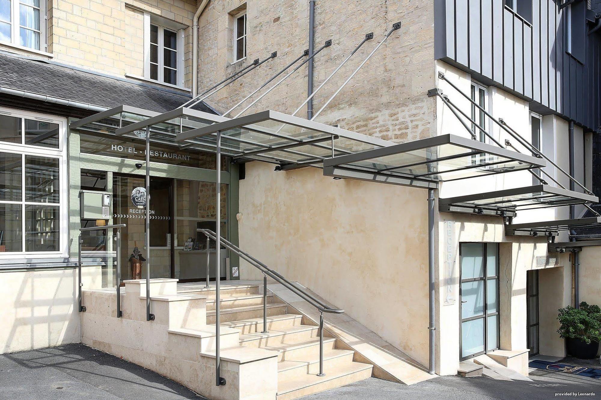 Hotel Restaurant Le Dauphin Et Le Spa Du Prieure Caen Exterior photo