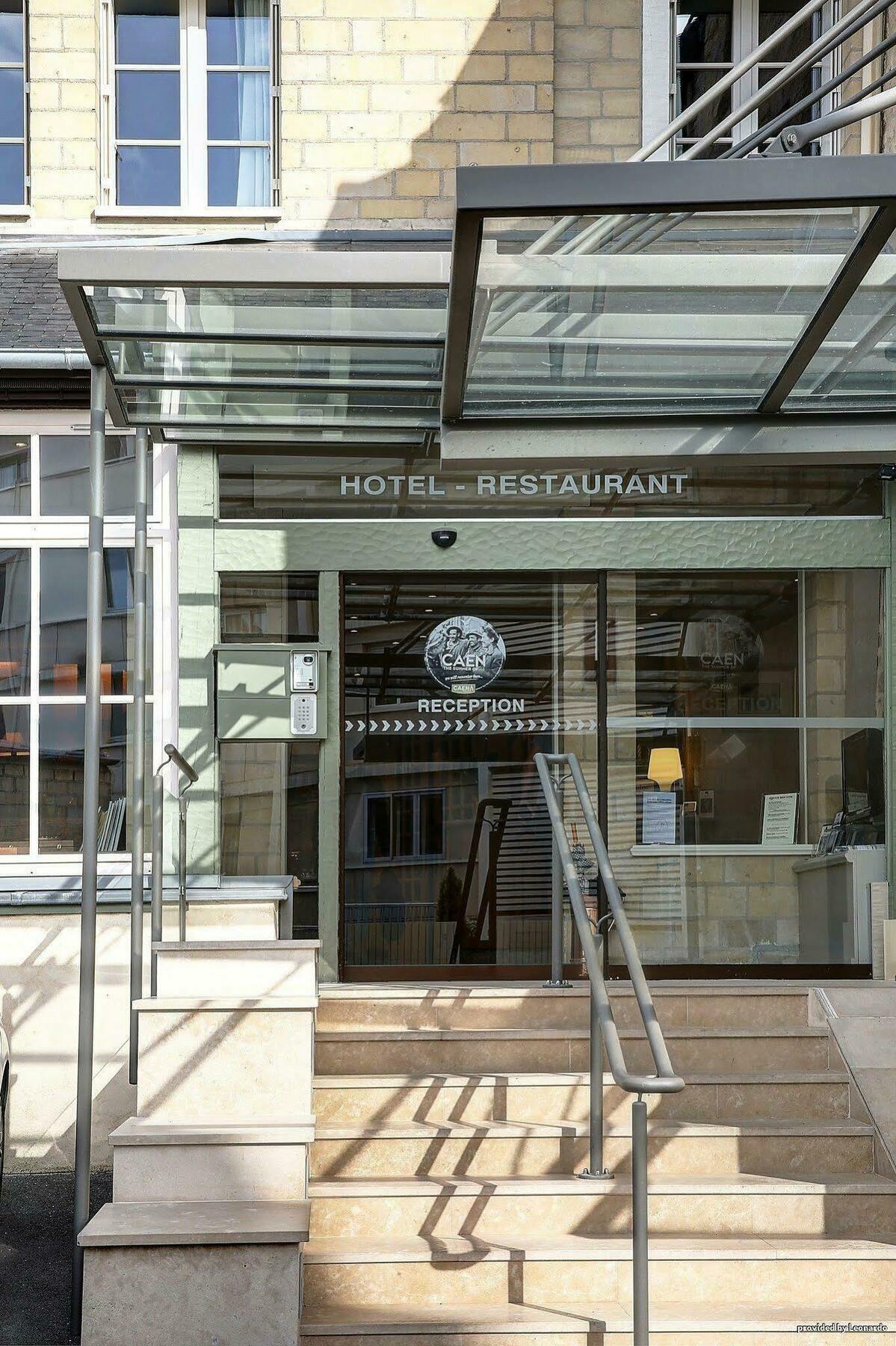 Hotel Restaurant Le Dauphin Et Le Spa Du Prieure Caen Exterior photo